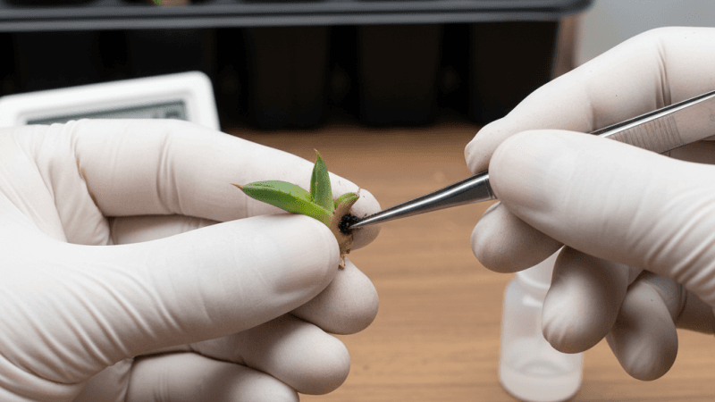 アガベ 実生の管理とトラブル対策