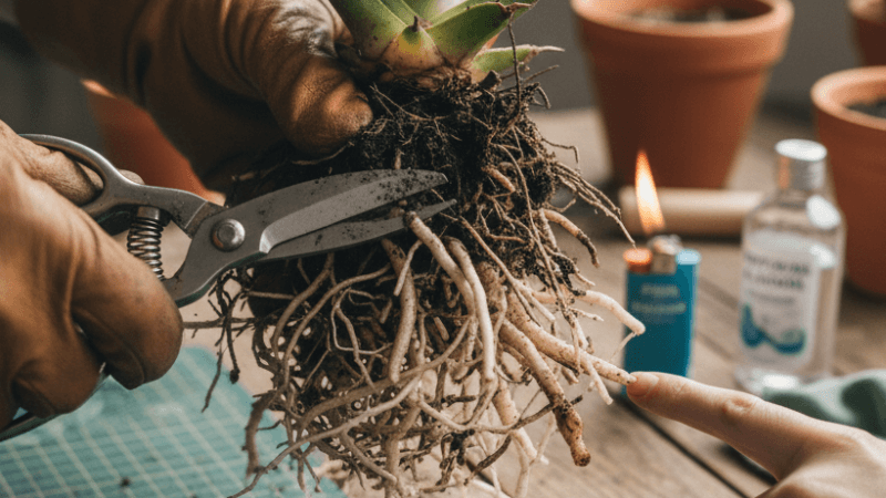 古い根を切るべきかどうかの判断基準