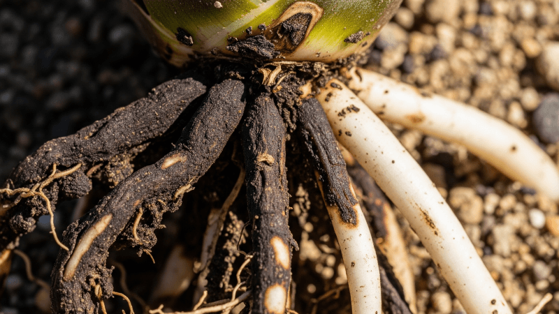 中期の根腐れ