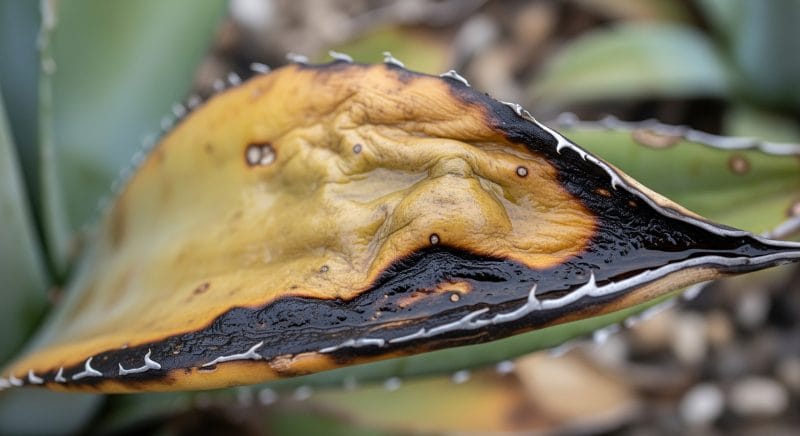 葉がブヨブヨになるのは危険信号