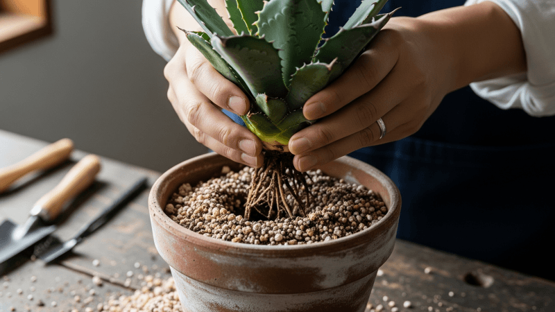 植え替えで育成環境をリセットする