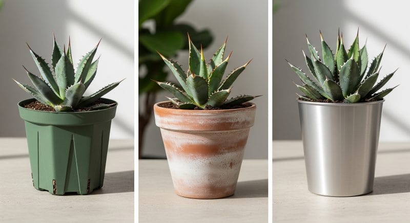 プラ・陶器・アルミ鉢の特徴