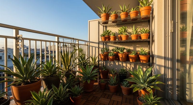ベランダや棚を活かす育成術