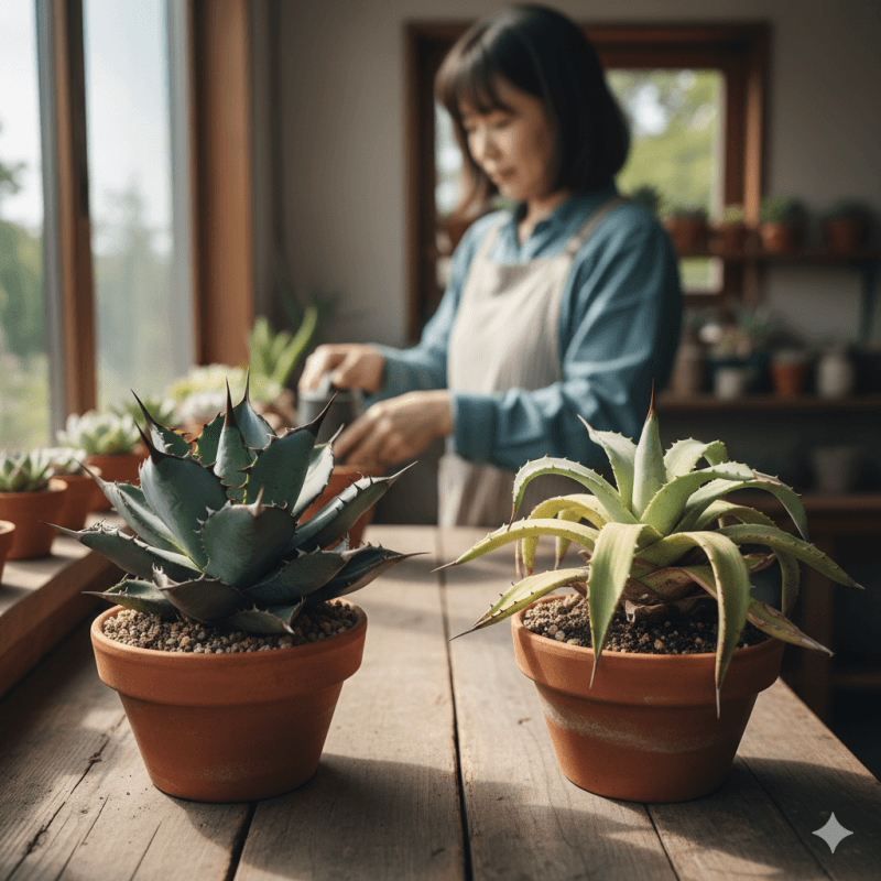 アガベの徒長｜原因と直し方、リセットする対処法を解説