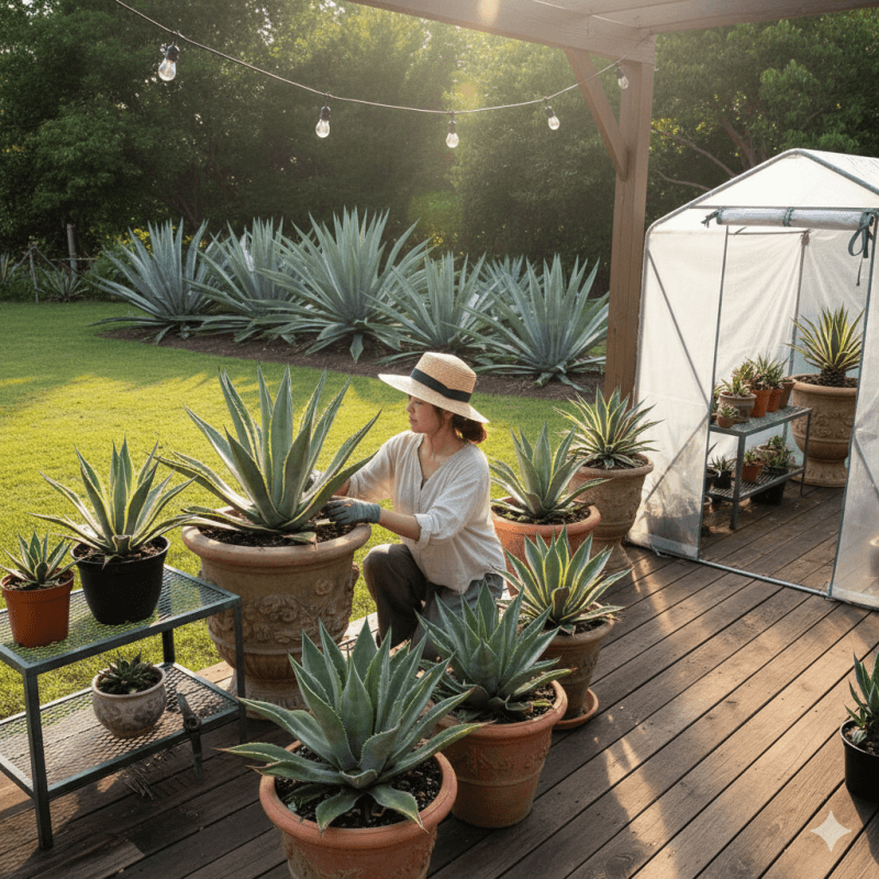 アガベ屋外での育て方|失敗しない冬越し・地植えのコツ